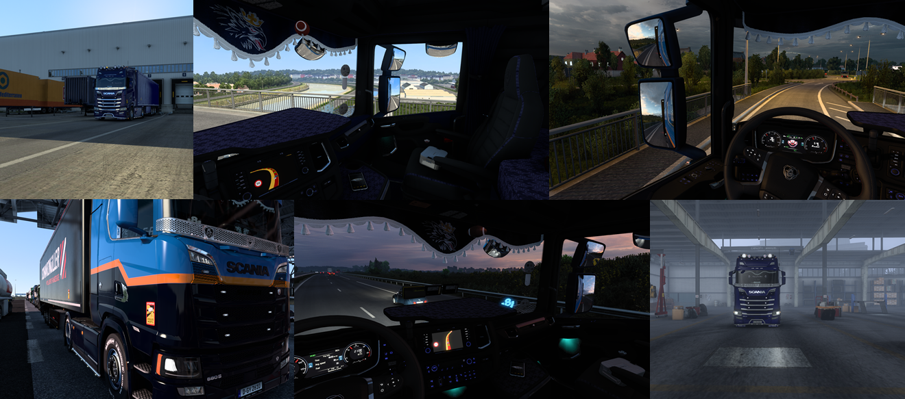 Scania Next Generation Teaser Image - Shows the Next Generation Scania from inside and outside.